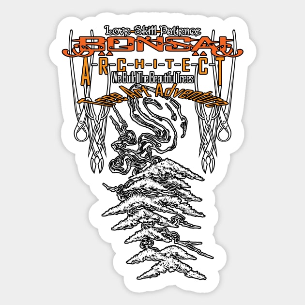 Bonsai Tree for Bonsai Trees Art Lover Sticker by TedyBoyBonsai